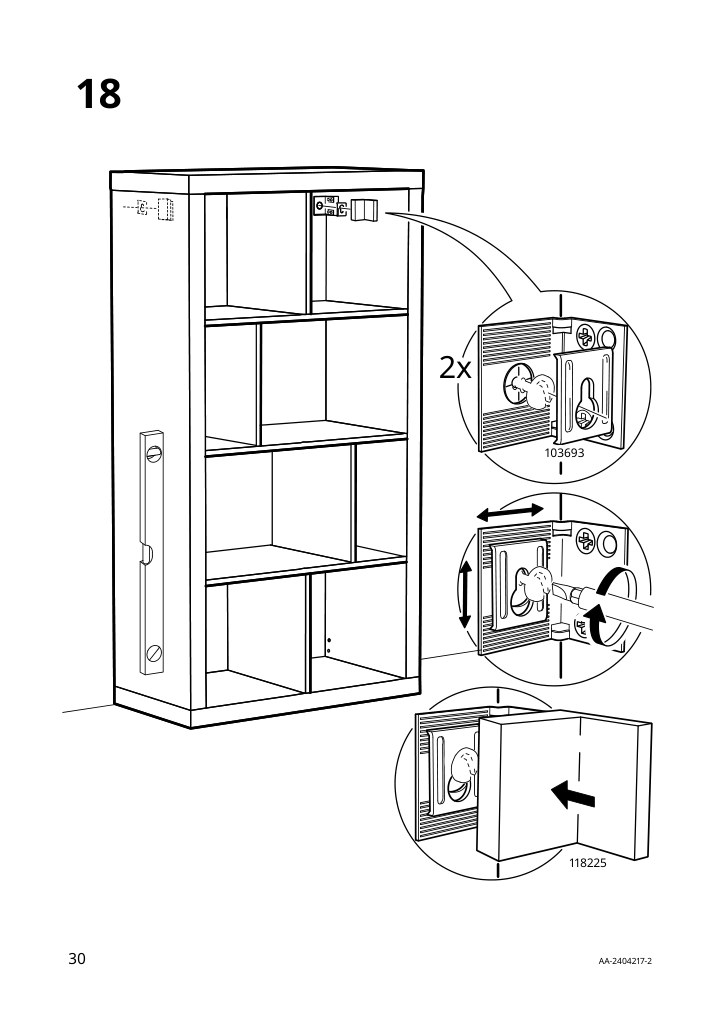 Assembly instructions for IKEA Kallax shelf unit dark green | Page 30 - IKEA KALLAX shelf unit 405.620.79