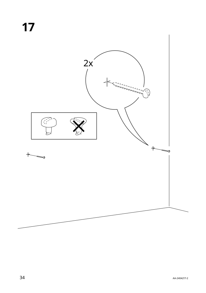 Assembly instructions for IKEA Kallax shelf unit dark green | Page 34 - IKEA KALLAX shelf unit 405.620.79