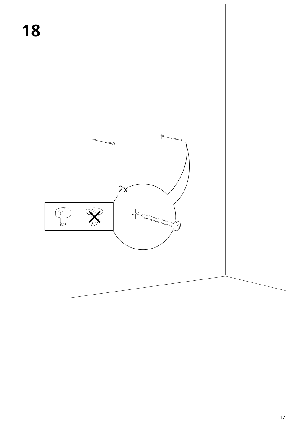 Assembly instructions for IKEA Kallax shelf unit black brown | Page 17 - IKEA ALEX/LÅNGFJÄLL / KALLAX desk and storage combination 094.367.57