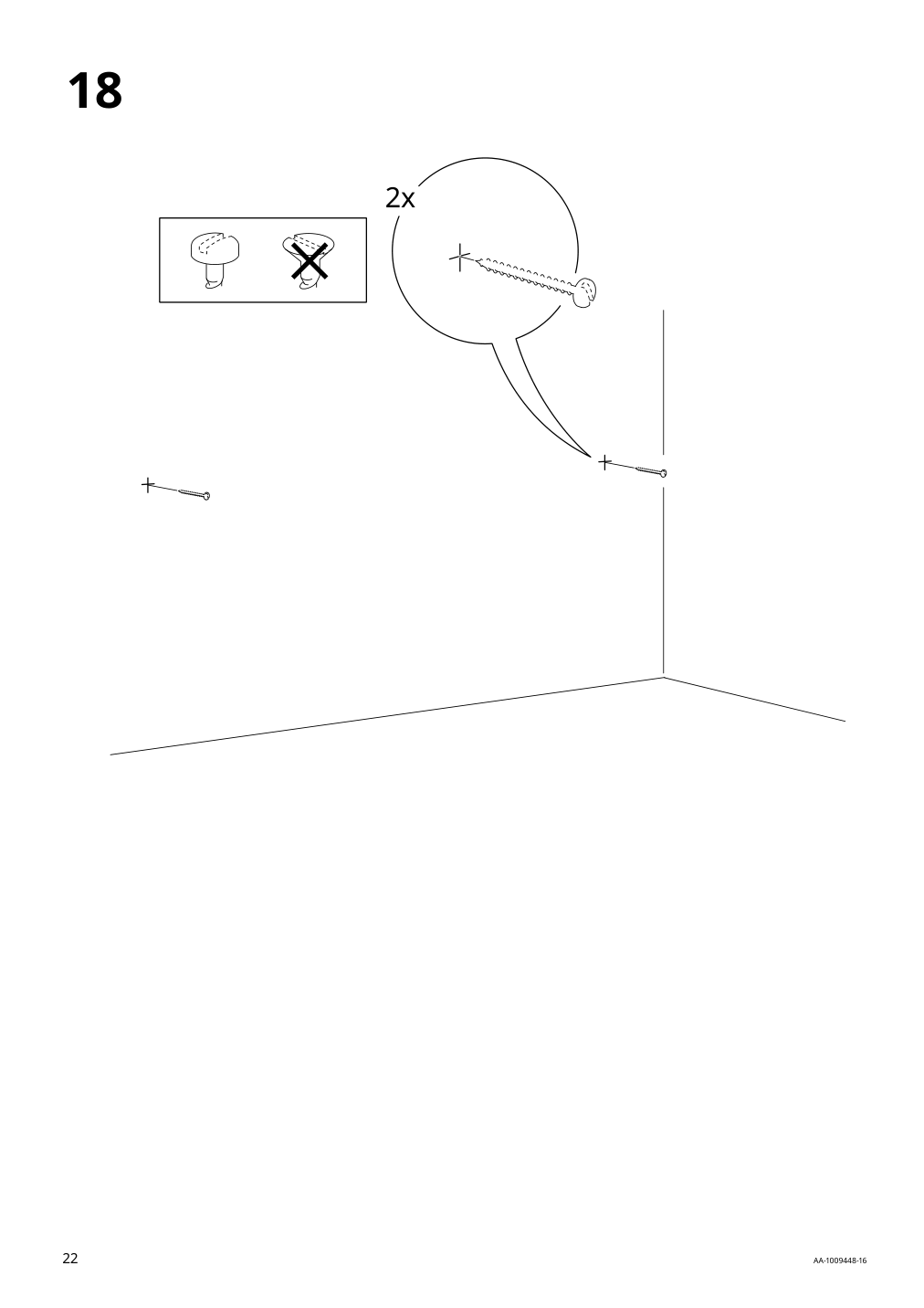 Assembly instructions for IKEA Kallax shelf unit high gloss white | Page 22 - IKEA KALLAX shelf unit with 4 inserts 892.783.01