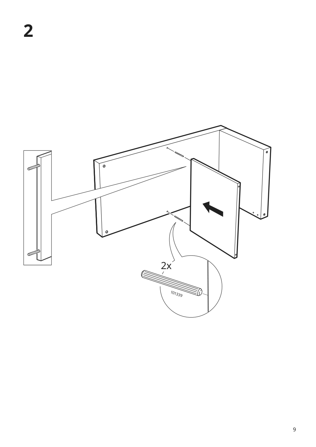 Assembly instructions for IKEA Kallax shelf unit gray wood effect | Page 9 - IKEA KALLAX shelf unit 104.779.35