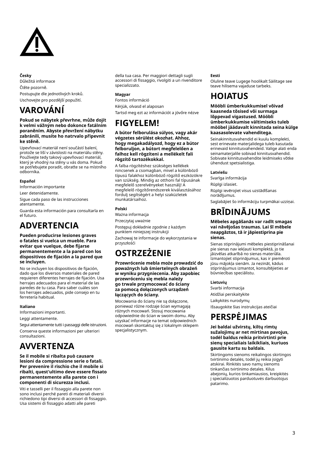 Assembly instructions for IKEA Kallax shelf unit high gloss white | Page 3 - IKEA KALLAX shelf unit with 4 inserts 592.783.31