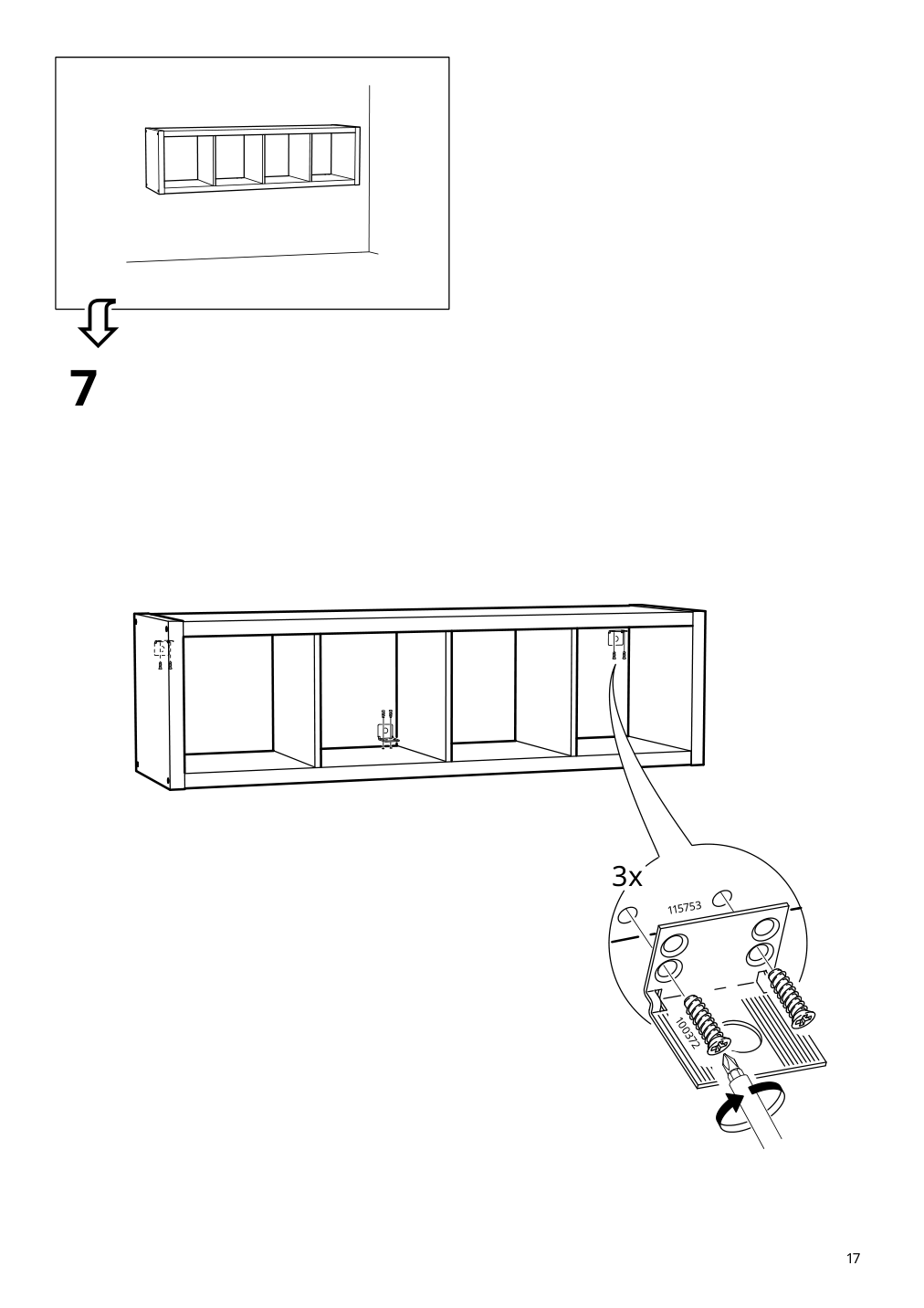 Assembly instructions for IKEA Kallax shelf unit oak effect | Page 17 - IKEA KALLAX shelf unit 503.074.94