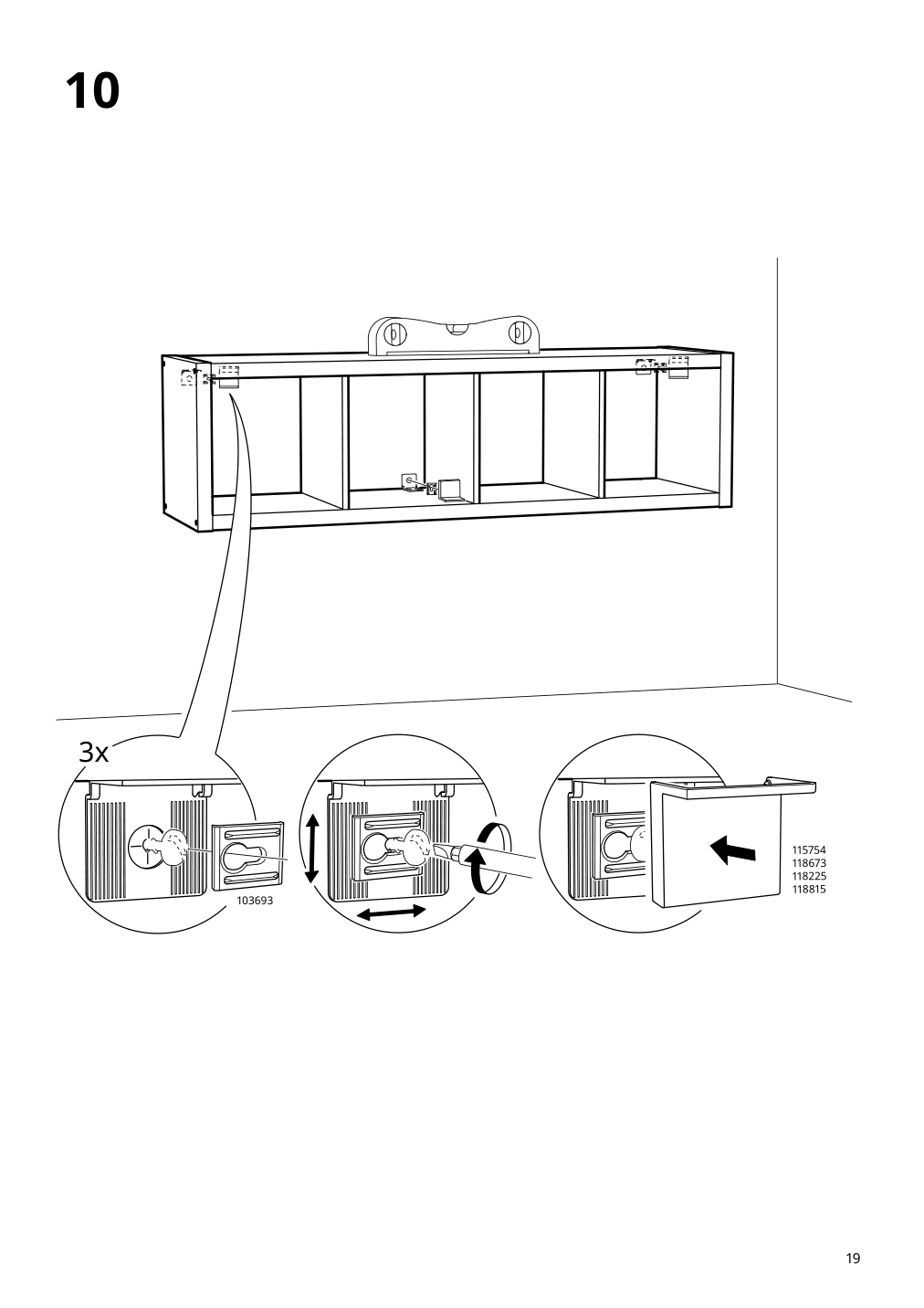 Assembly instructions for IKEA Kallax shelf unit oak effect | Page 19 - IKEA KALLAX shelf unit 503.074.94