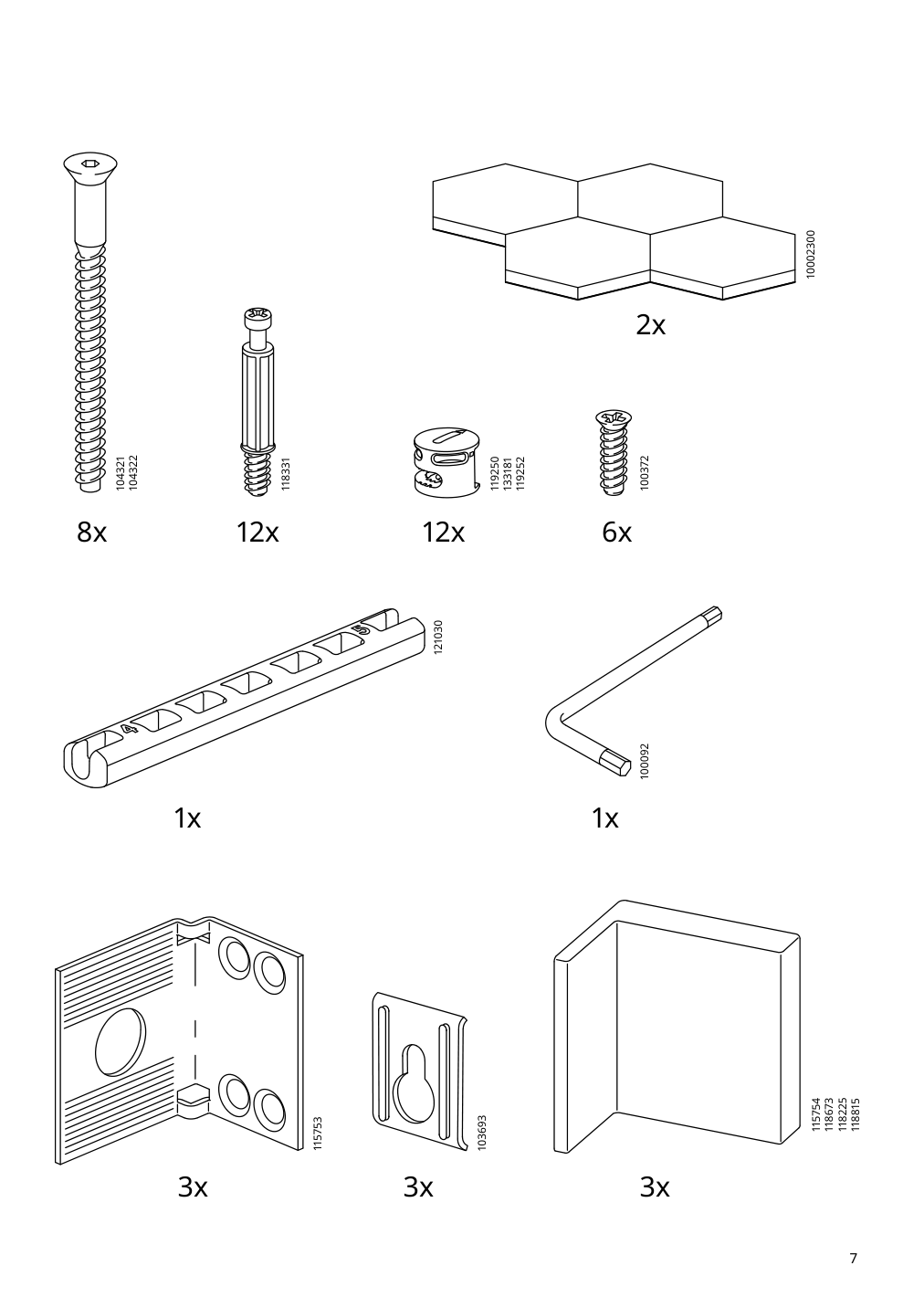 Assembly instructions for IKEA Kallax shelf unit oak effect | Page 7 - IKEA KALLAX shelf unit 503.074.94