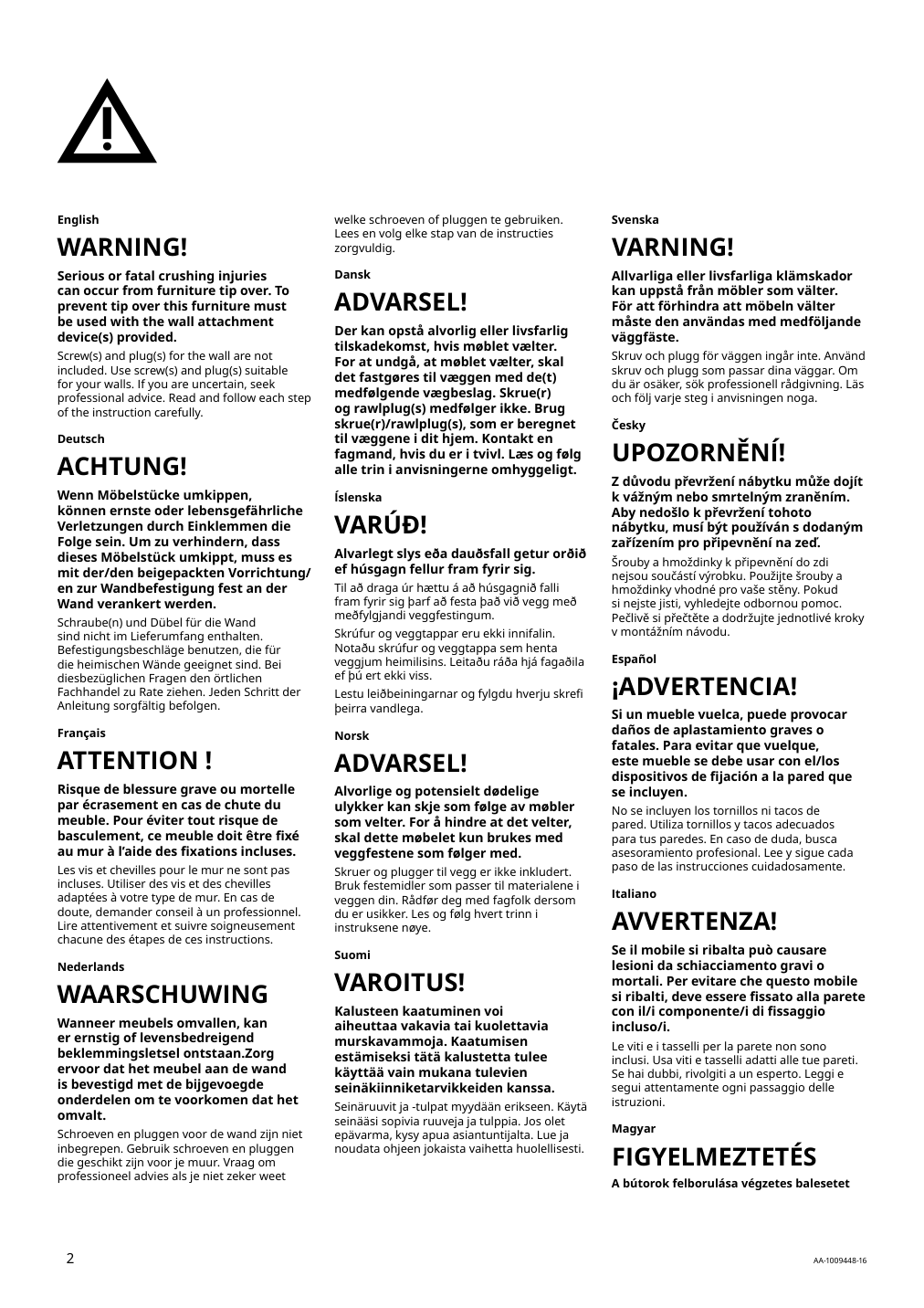 Assembly instructions for IKEA Kallax shelf unit white | Page 2 - IKEA KALLAX / LAGKAPTEN workstation 094.816.84