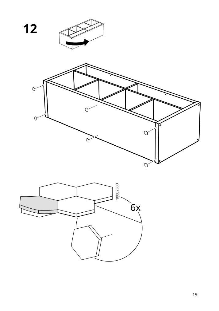 Assembly instructions for IKEA Kallax tv unit black brown | Page 19 - IKEA KALLAX / LACK TV storage combination 895.521.73