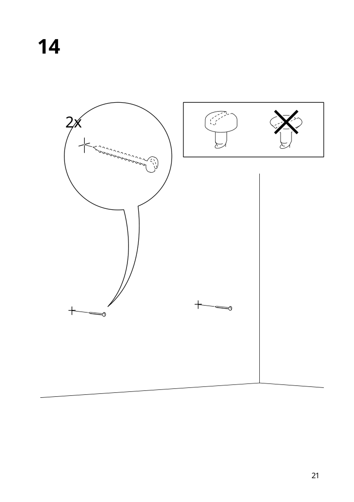 Assembly instructions for IKEA Kallax tv unit white | Page 21 - IKEA KALLAX TV storage combination 295.606.75