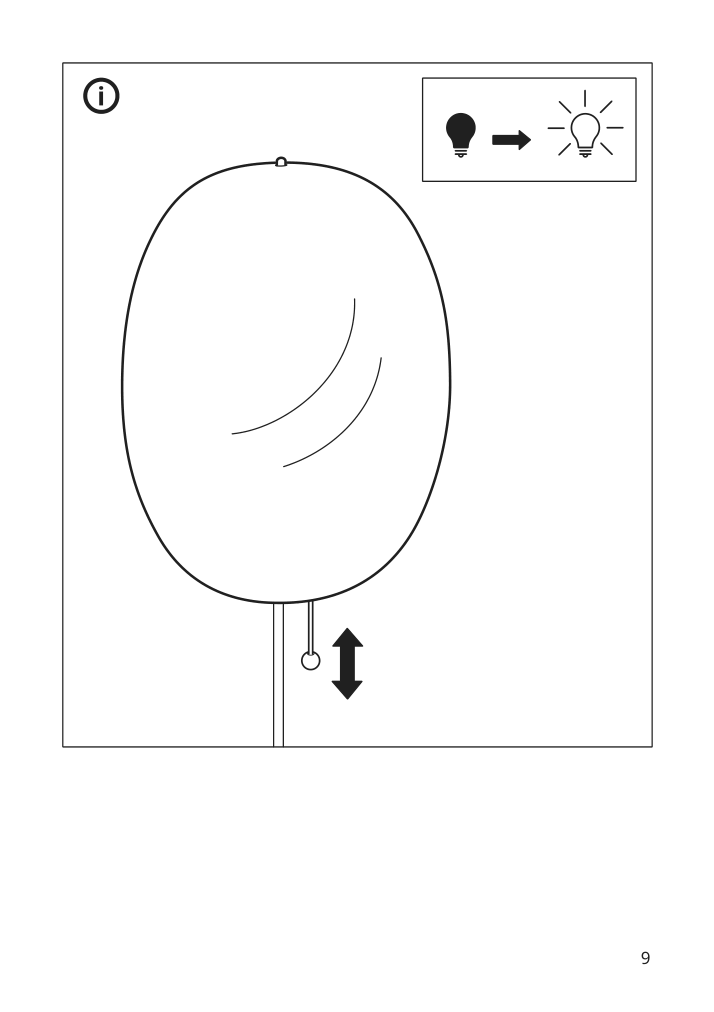 Assembly instructions for IKEA Kallblixt wall lamp white glass | Page 9 - IKEA KALLBLIXT wall lamp 904.979.96