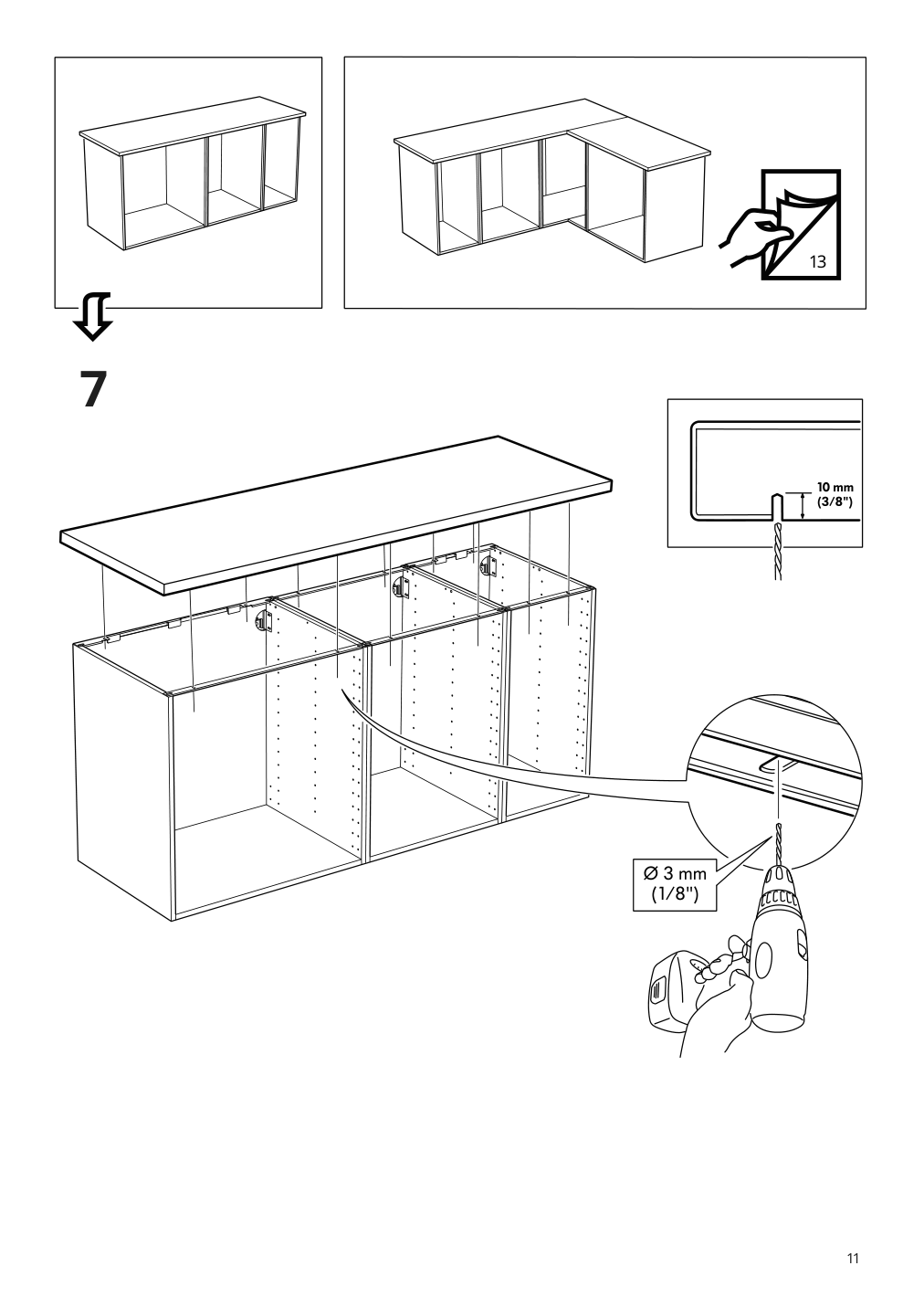 Assembly instructions for IKEA Karlby countertop walnut veneer | Page 11 - IKEA KARLBY countertop 503.352.08