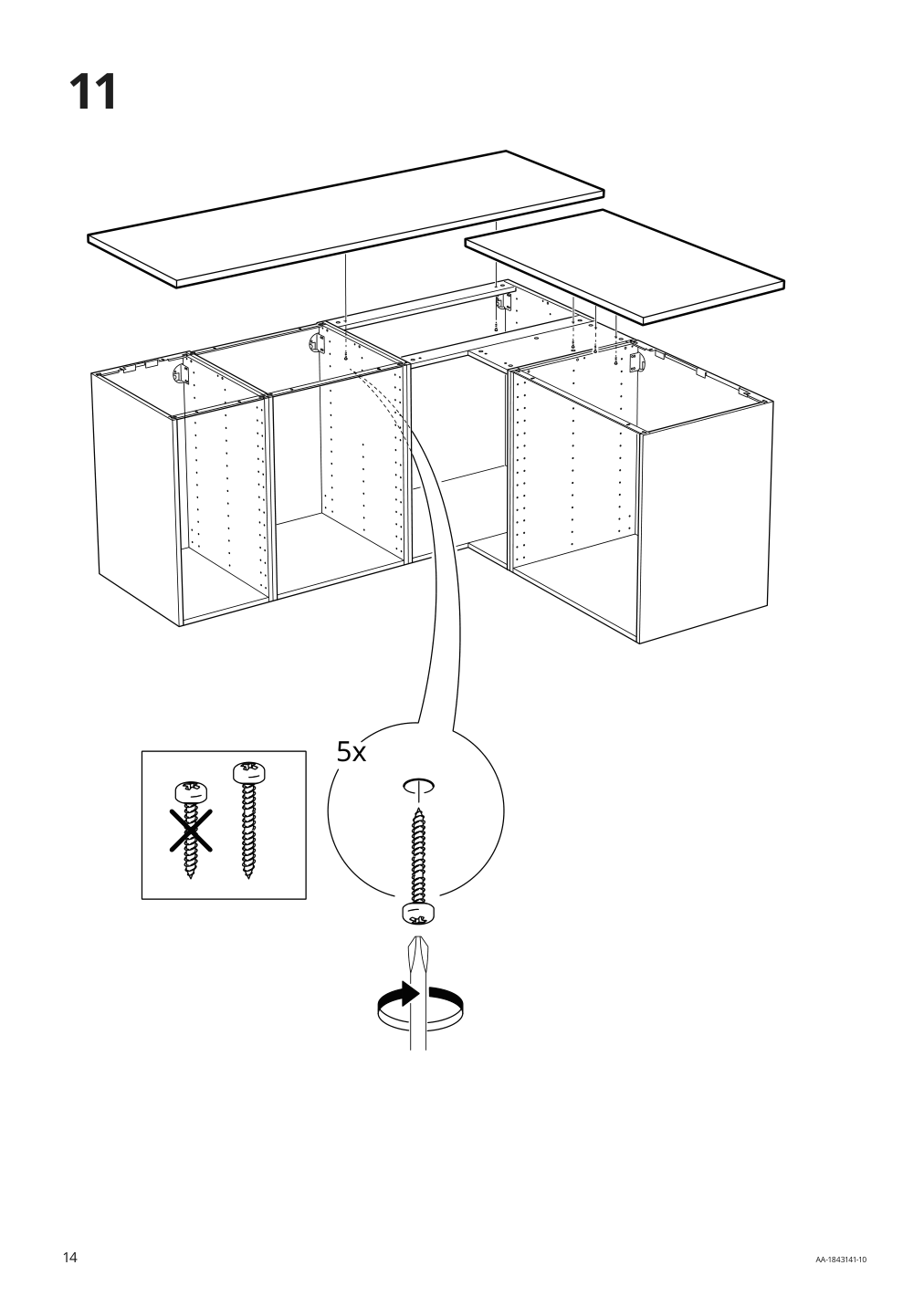 Assembly instructions for IKEA Karlby countertop walnut veneer | Page 14 - IKEA KARLBY countertop 503.352.08