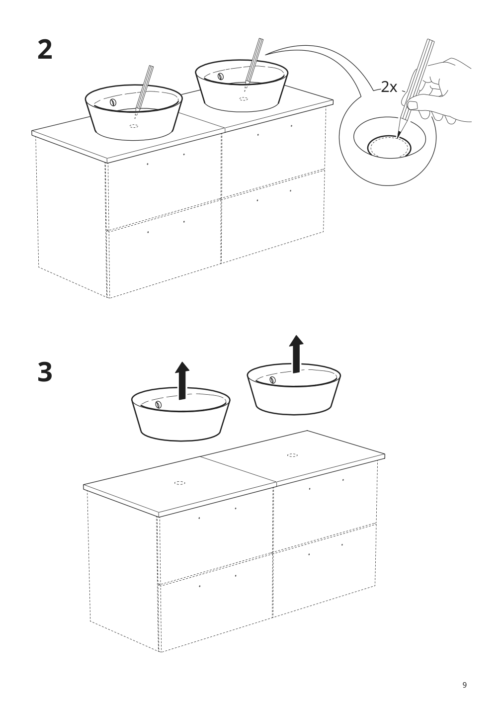 Assembly instructions for IKEA Kattevik countertop sink white | Page 9 - IKEA GODMORGON/TOLKEN / KATTEVIK sink cabinet with top + 15¾" sink 193.083.25