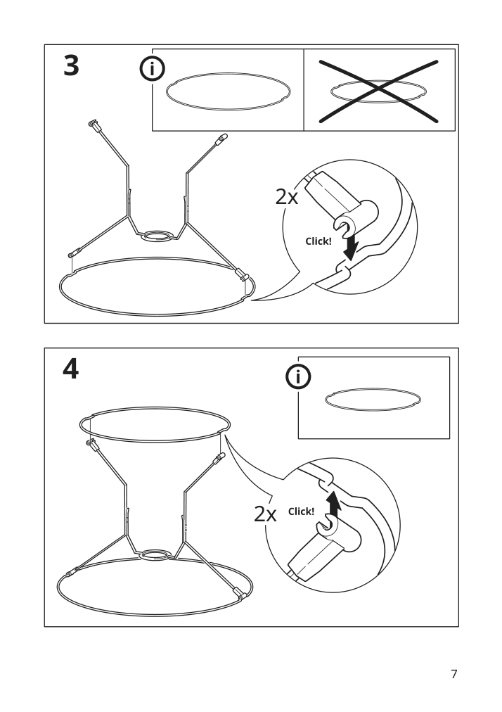 Assembly instructions for IKEA Kinnahult floor lamp ash white | Page 7 - IKEA KINNAHULT floor lamp 105.592.57