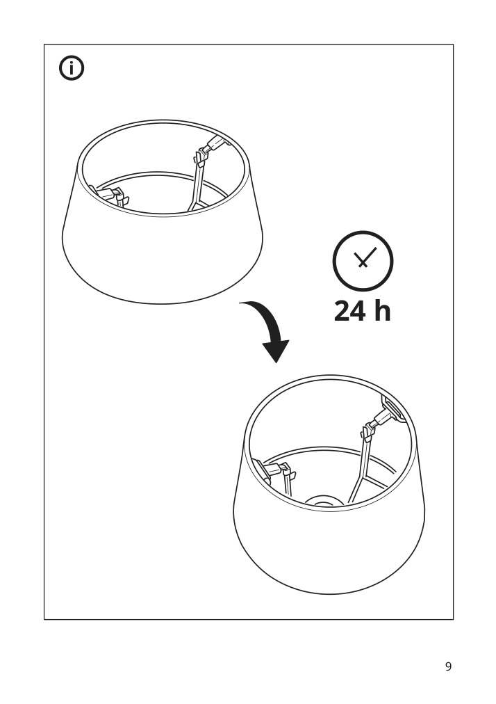 Assembly instructions for IKEA Kinnahult table lamp black ash black | Page 9 - IKEA KINNAHULT table lamp 704.883.99