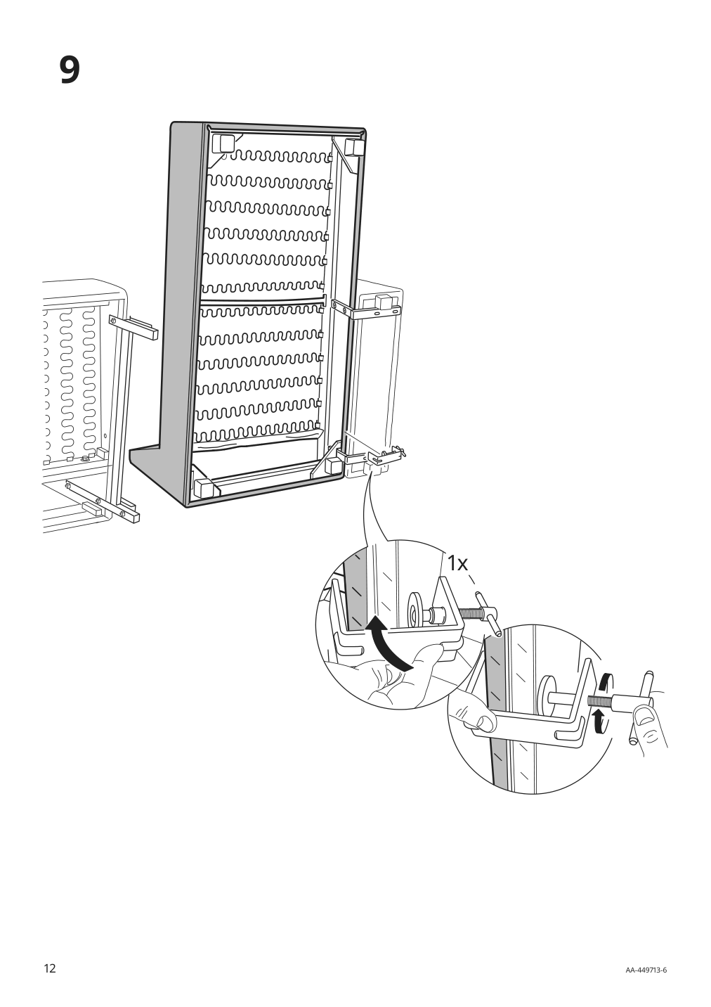 Assembly instructions for IKEA Kivik chaise cover tallmyra light green | Page 12 - IKEA KIVIK chaise 694.847.45