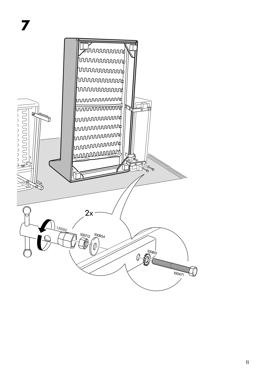 Assembly instructions for IKEA Kivik chaise grann bomstad black | Page 11 - IKEA KIVIK sofa 894.431.84