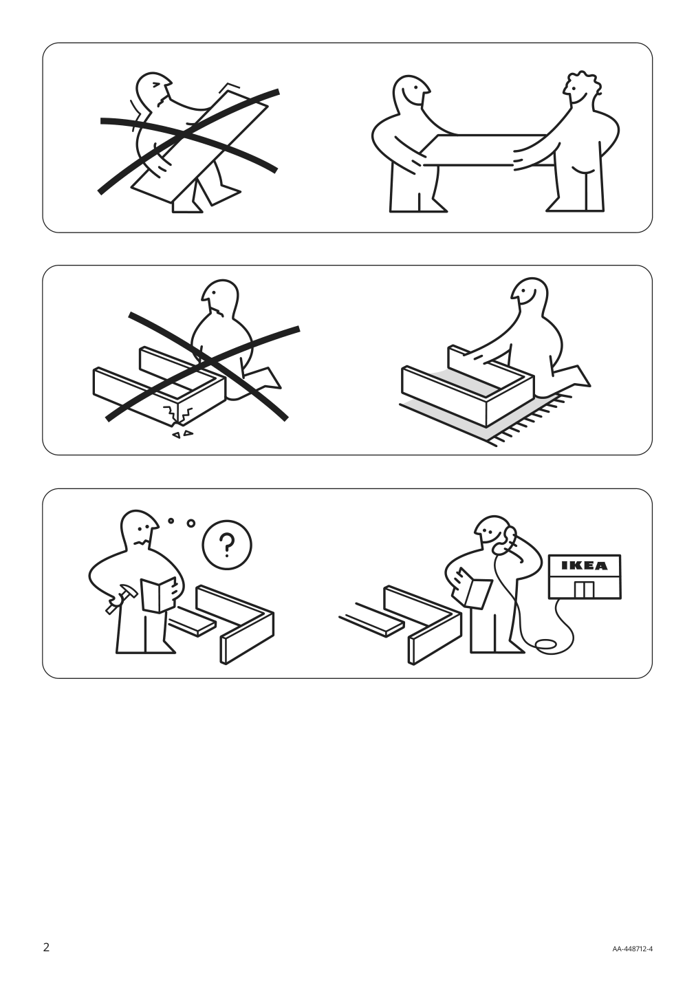 Assembly instructions for IKEA Kivik cover for sofa skiftebo dark gray | Page 2 - IKEA KIVIK cover for sofa 704.650.86