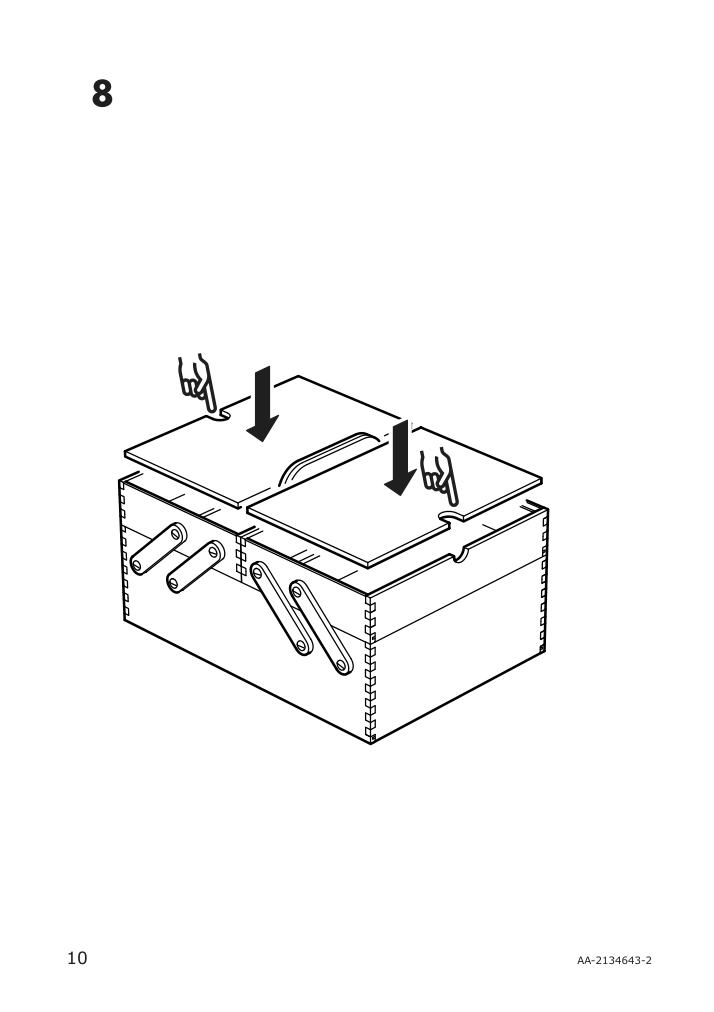 Assembly instructions for IKEA Klaemmemacka desk organizer natural plywood | Page 10 - IKEA KLÄMMEMACKA desk organizer 504.288.15