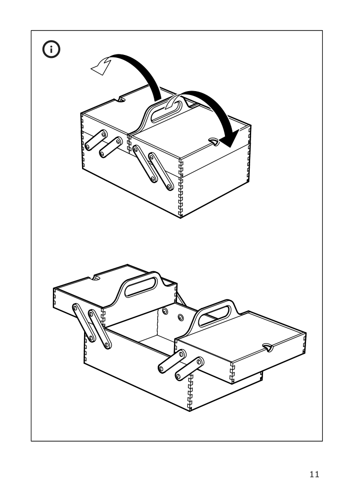 Assembly instructions for IKEA Klaemmemacka desk organizer natural plywood | Page 11 - IKEA KLÄMMEMACKA desk organizer 504.288.15