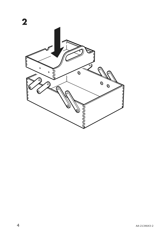 Assembly instructions for IKEA Klaemmemacka desk organizer natural plywood | Page 4 - IKEA KLÄMMEMACKA desk organizer 504.288.15