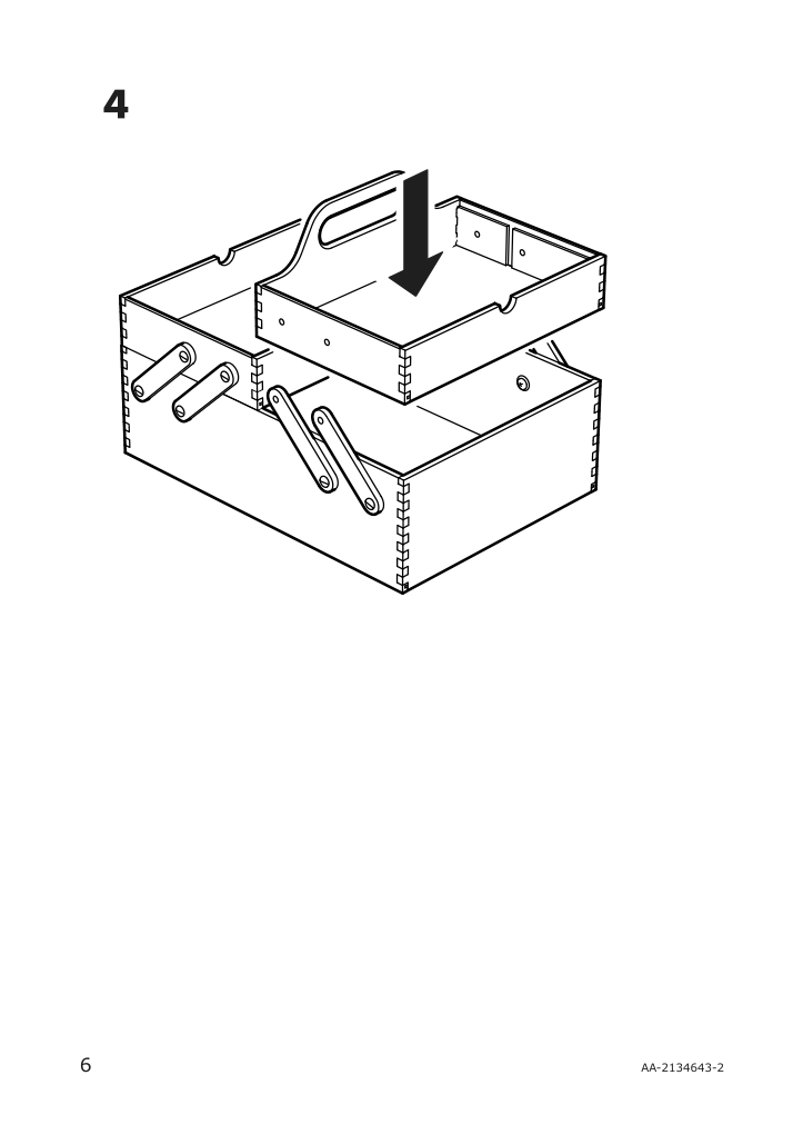 Assembly instructions for IKEA Klaemmemacka desk organizer natural plywood | Page 6 - IKEA KLÄMMEMACKA desk organizer 504.288.15