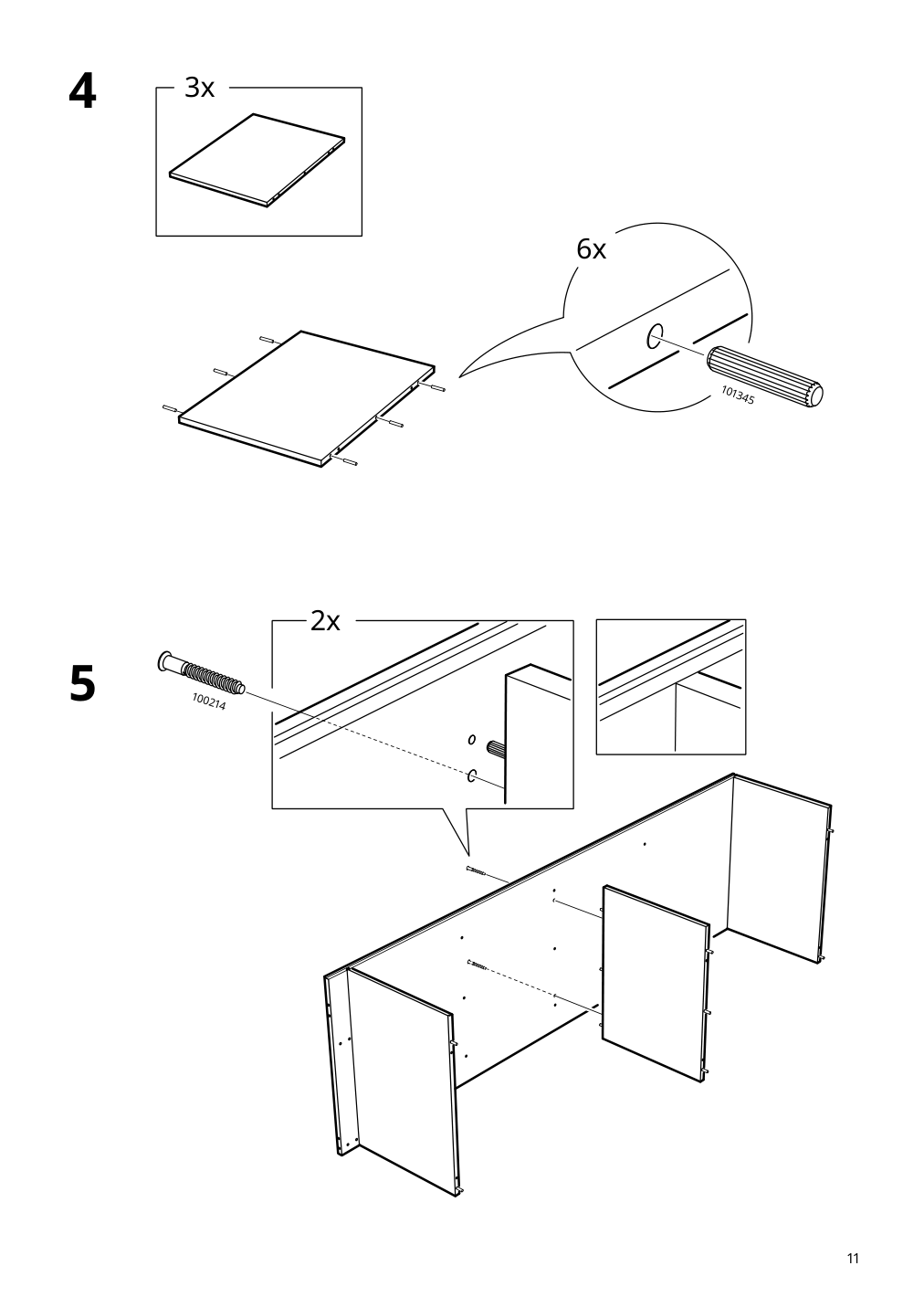 Assembly instructions for IKEA Kleppstad open wardrobe white | Page 11 - IKEA KLEPPSTAD open wardrobe 804.417.64