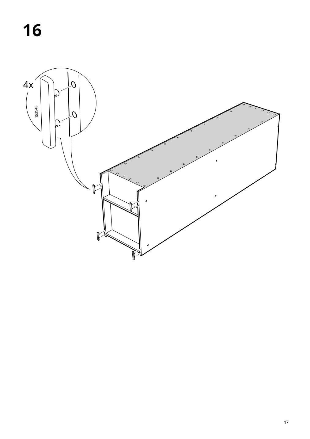 Assembly instructions for IKEA Kleppstad open wardrobe white | Page 17 - IKEA KLEPPSTAD open wardrobe 804.417.64