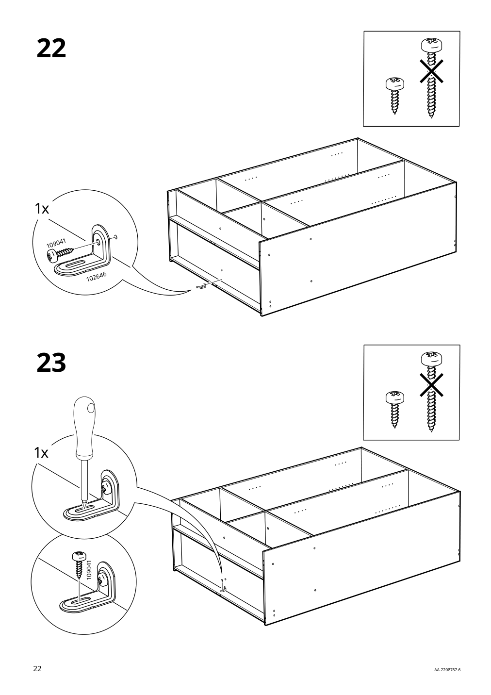 Assembly instructions for IKEA Kleppstad wardrobe with sliding doors white | Page 22 - IKEA KLEPPSTAD wardrobe with sliding doors 904.372.38