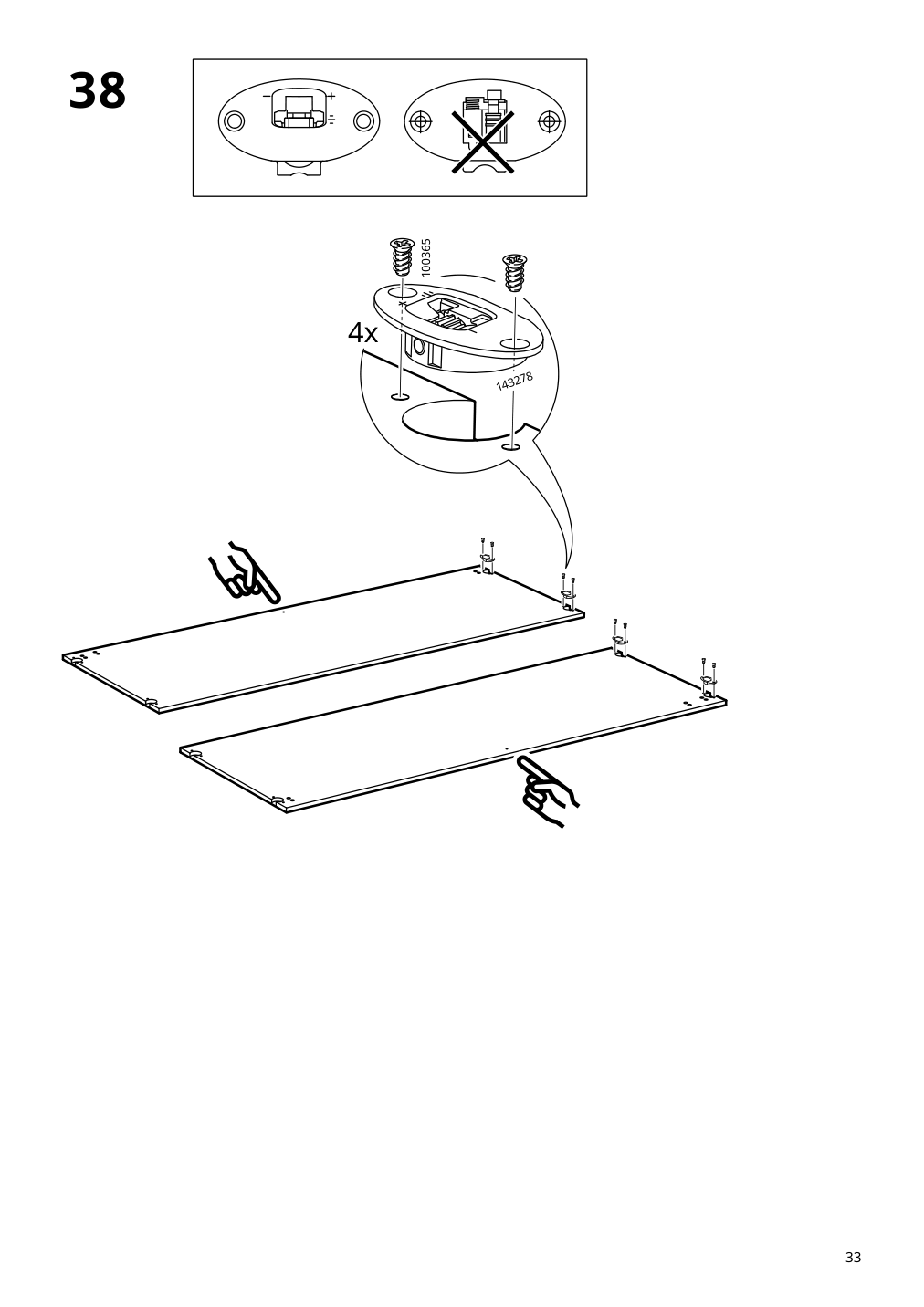 Assembly instructions for IKEA Kleppstad wardrobe with sliding doors white | Page 33 - IKEA KLEPPSTAD wardrobe with sliding doors 904.372.38