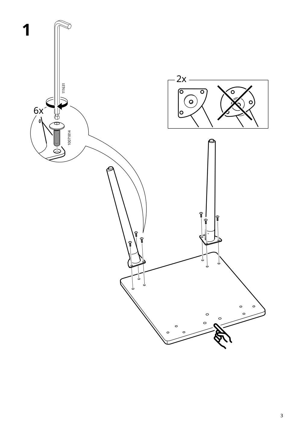 Assembly instructions for IKEA Klinten chair brown kilanda dark gray | Page 3 - IKEA EKEDALEN / KLINTEN table and 4 chairs 195.058.73