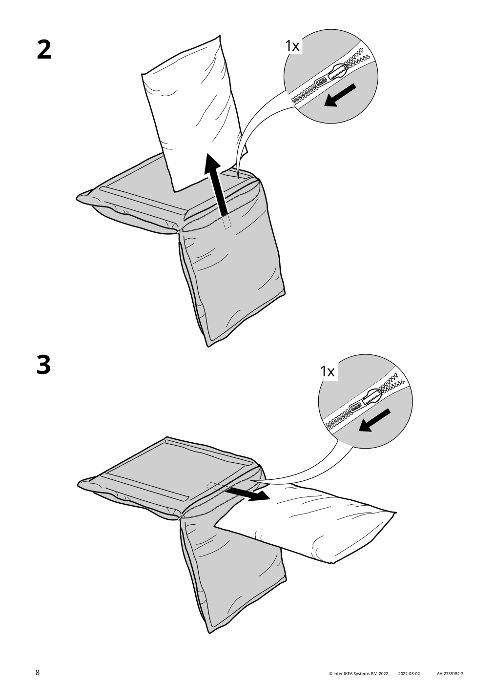 Assembly instructions for IKEA Klinten chair brown kilanda dark gray | Page 8 - IKEA EKEDALEN / KLINTEN table and 4 chairs 195.058.73