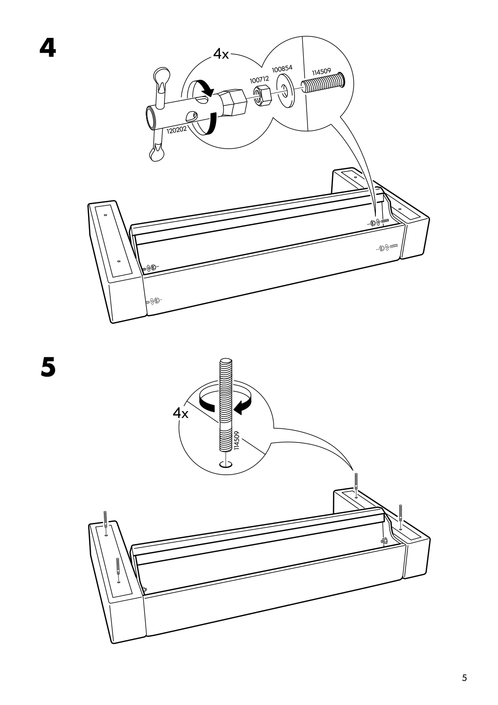 Assembly instructions for IKEA Klippan loveseat frame lining cloth | Page 5 - IKEA KLIPPAN loveseat 790.106.14