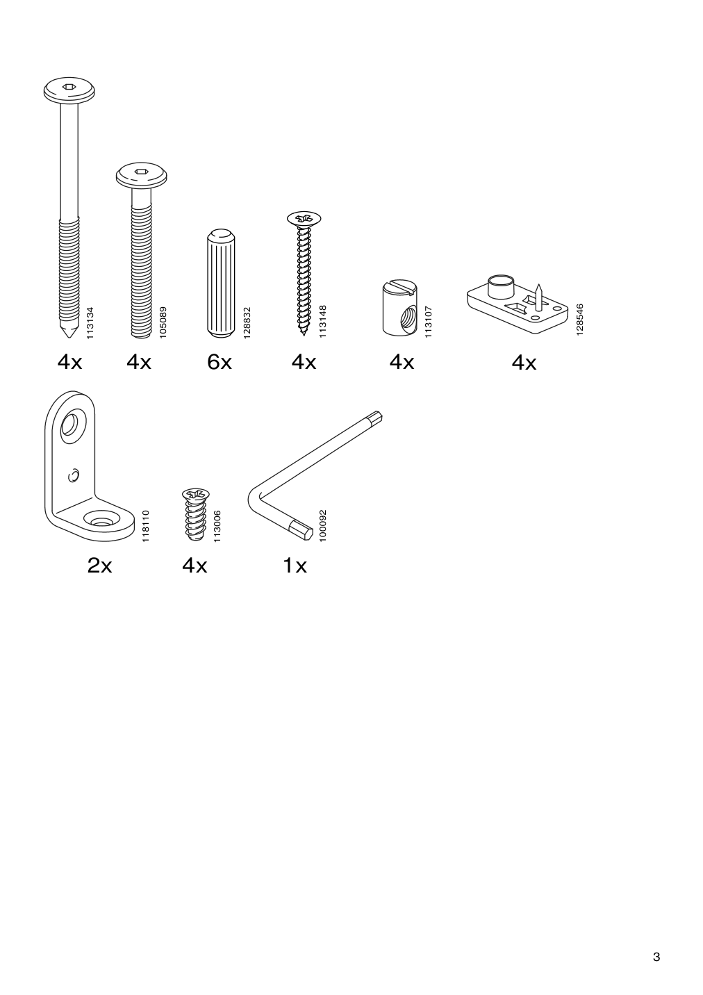 Assembly instructions for IKEA Kloeven deck chair outdoor dark brown | Page 3 - IKEA KLÖVEN deck chair, outdoor 604.276.41