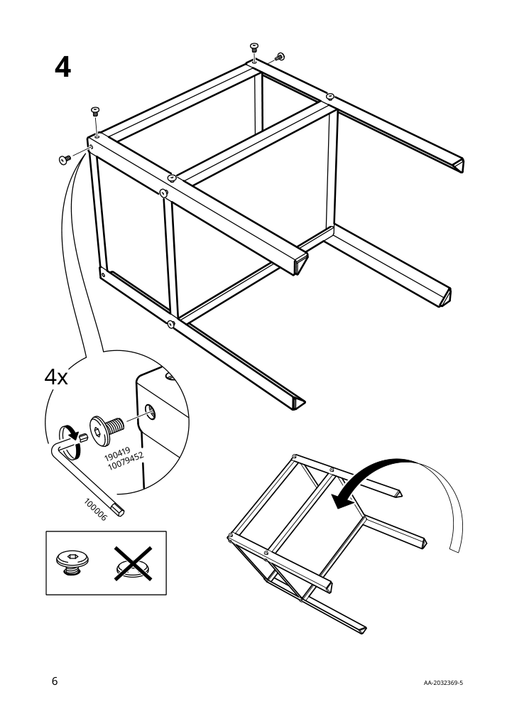 Assembly instructions for IKEA Knarrevik nightstand black | Page 6 - IKEA KNARREVIK nightstand 303.811.83