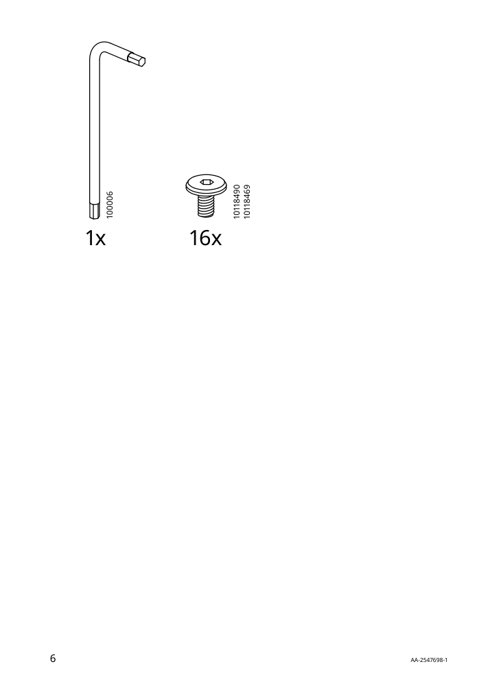 Assembly instructions for IKEA Knarrevik nightstand black | Page 6 - IKEA KNARREVIK nightstand 005.763.18