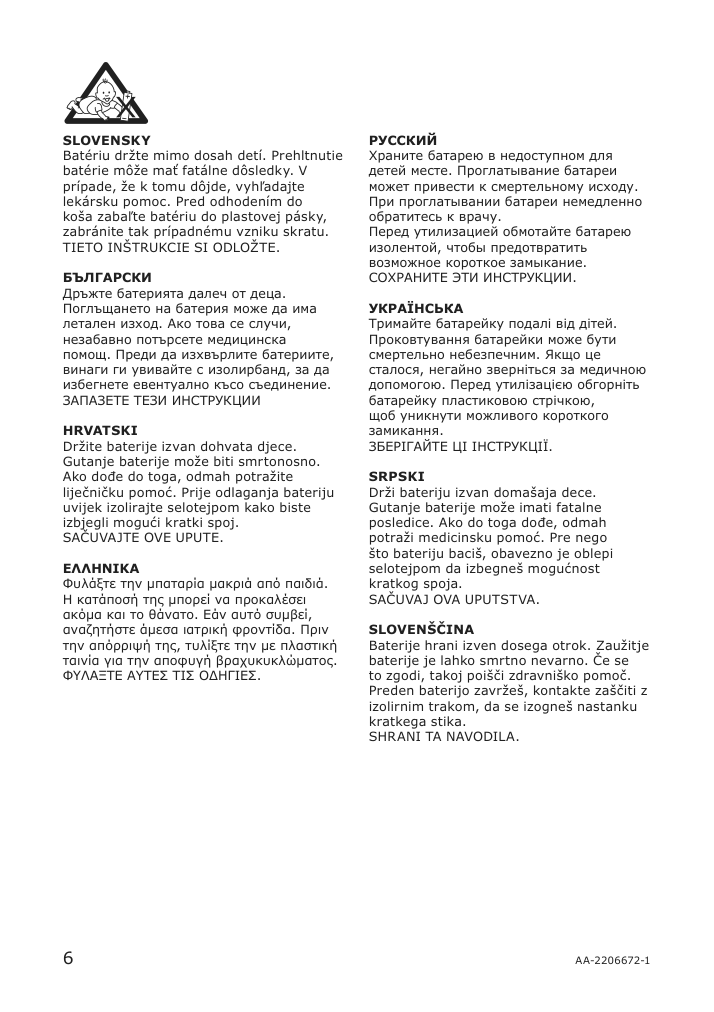 Assembly instructions for IKEA Koeldknaepp led decorative light battery operated | Page 6 - IKEA KÖLDKNÄPP LED decorative light 704.703.61