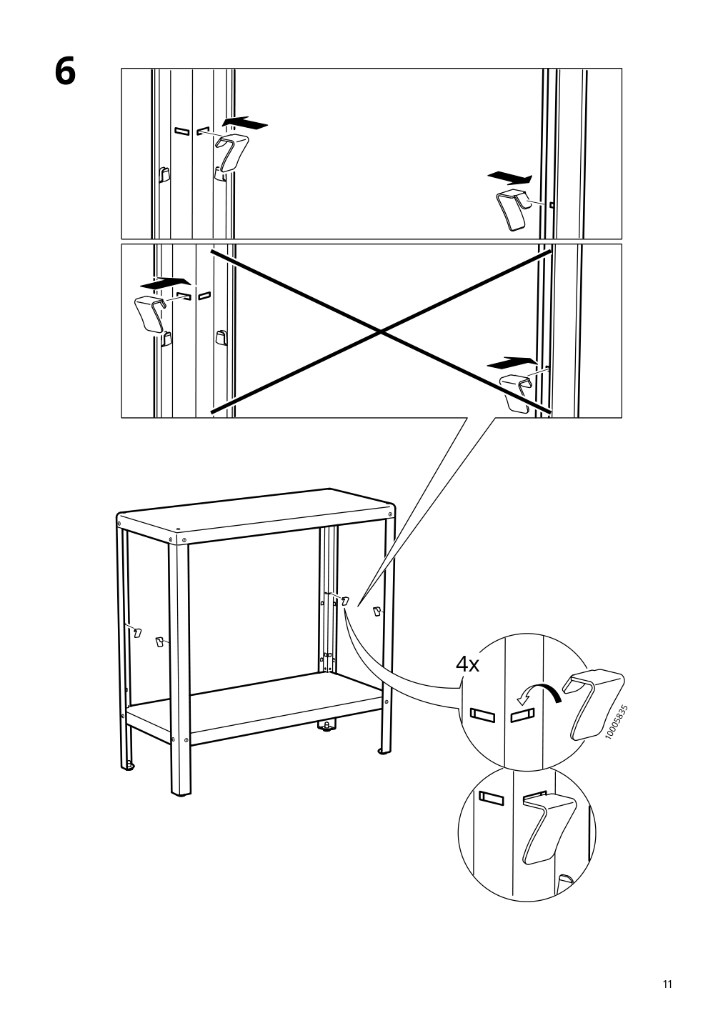 Assembly instructions for IKEA Kolbjoern shelf unit indoor outdoor beige | Page 11 - IKEA KOLBJÖRN shelf unit, indoor/outdoor 992.916.46