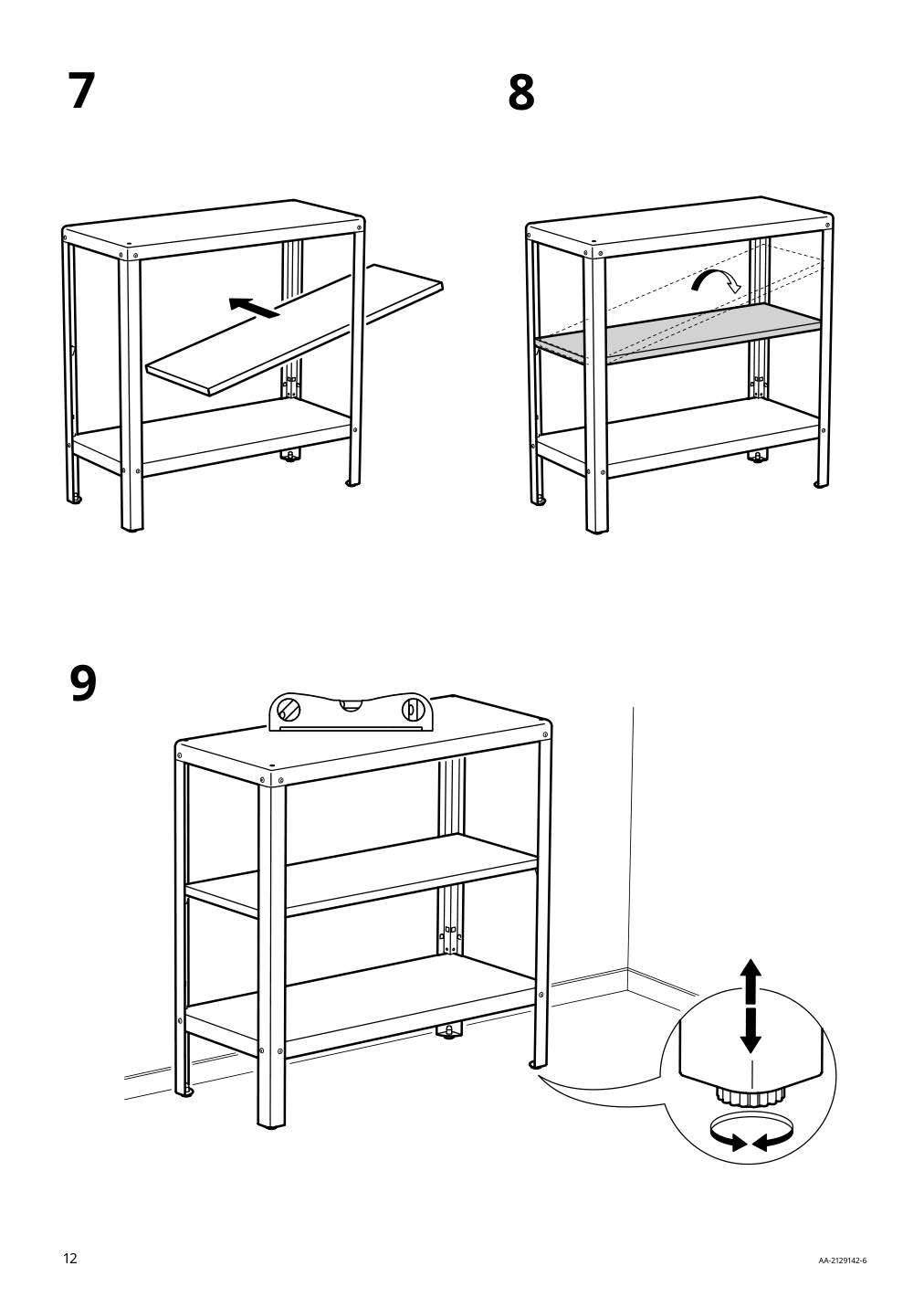 Assembly instructions for IKEA Kolbjoern shelf unit indoor outdoor beige | Page 12 - IKEA KOLBJÖRN shelf unit, indoor/outdoor 992.916.46