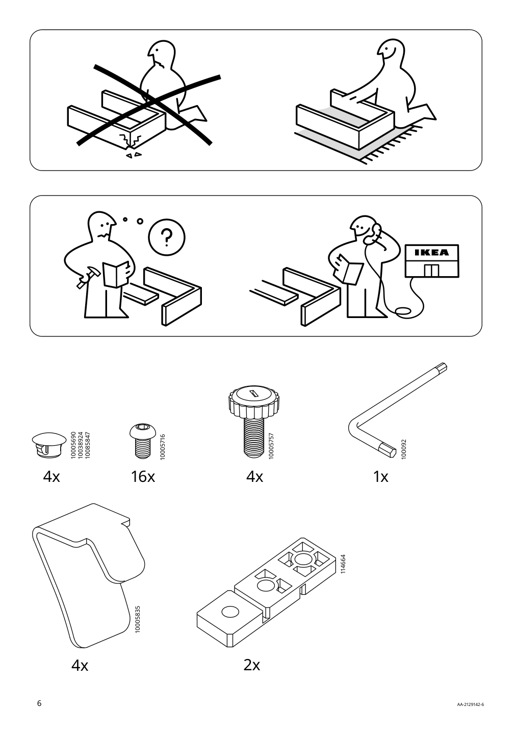 Assembly instructions for IKEA Kolbjoern shelf unit indoor outdoor beige | Page 6 - IKEA KOLBJÖRN shelf unit, indoor/outdoor 992.916.46