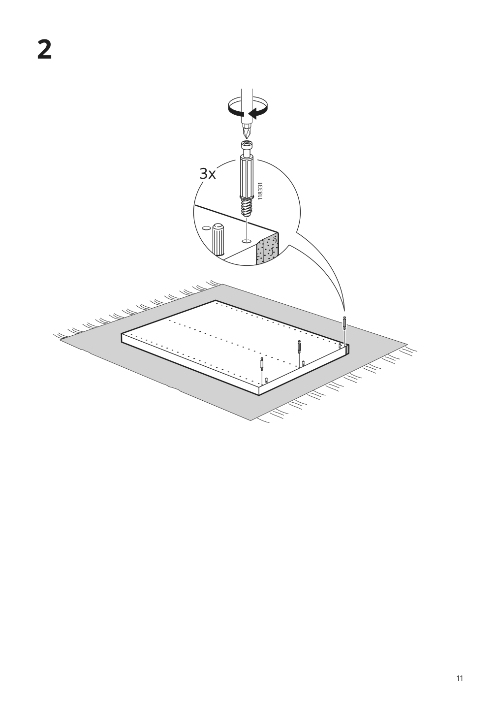 Assembly instructions for IKEA Komplement divider for frame beige | Page 11 - IKEA PAX / AULI wardrobe combination 094.330.99