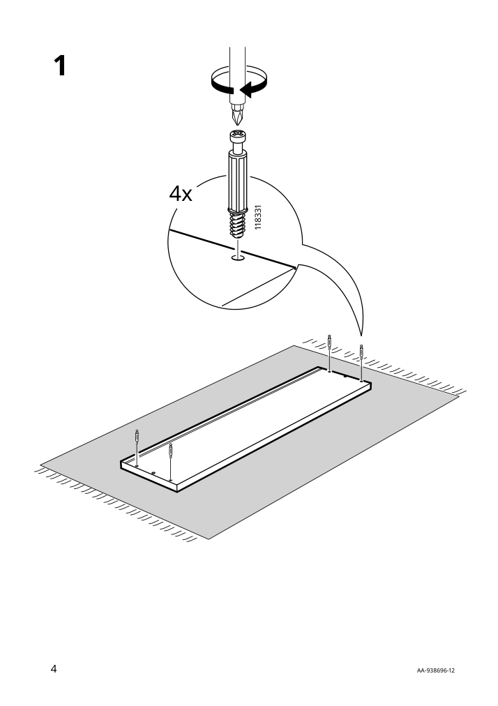 Assembly instructions for IKEA Komplement drawer white | Page 4 - IKEA PAX / BERGSBO/ÅHEIM wardrobe combination 493.361.76