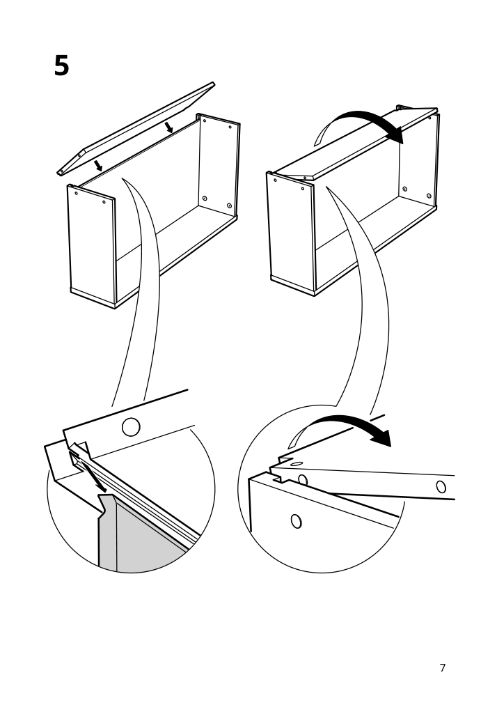 Assembly instructions for IKEA Komplement drawer white | Page 7 - IKEA PAX / BERGSBO/ÅHEIM wardrobe combination 493.361.76