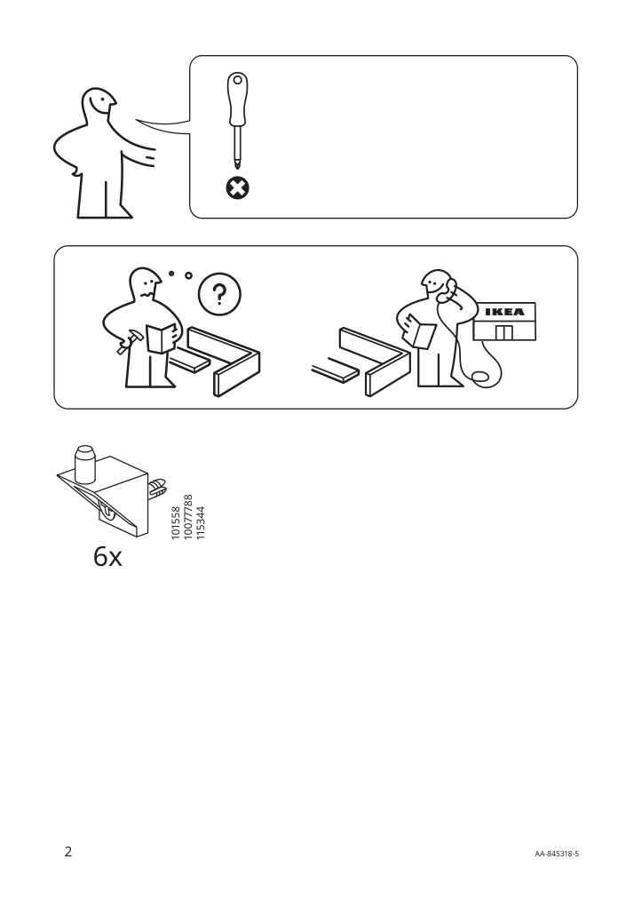 Assembly instructions for IKEA Komplement glass shelf white | Page 2 - IKEA PAX / FORSAND wardrobe combination 395.016.52