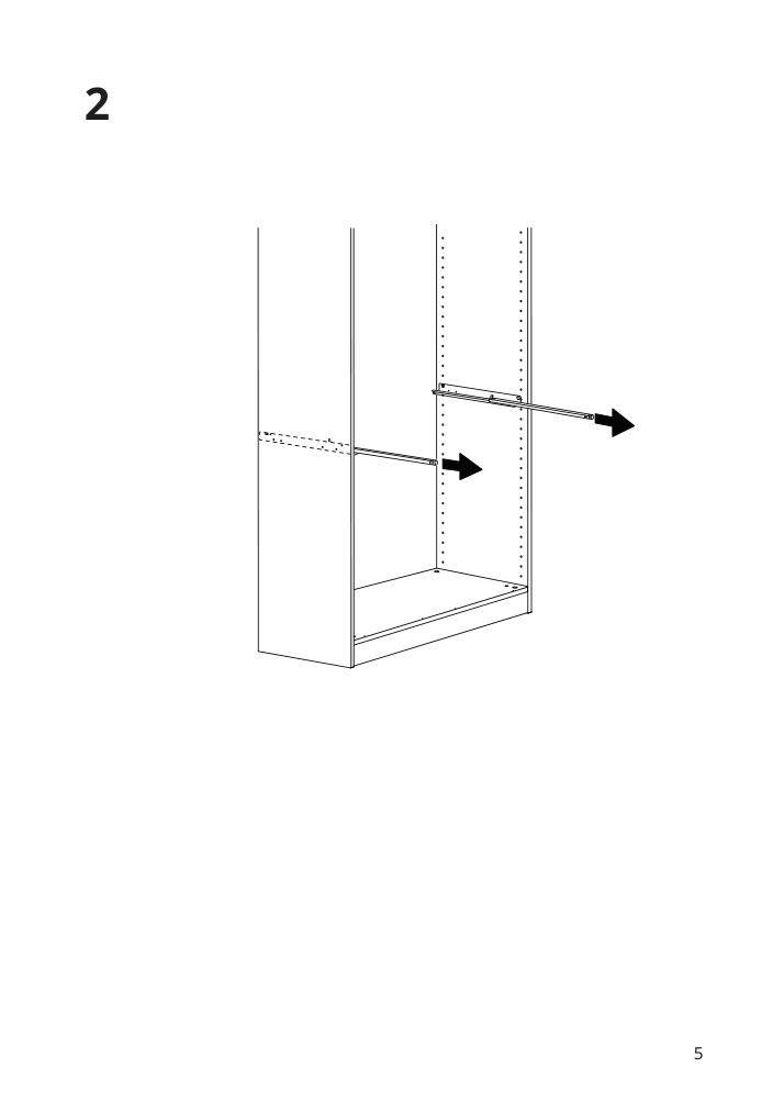 Assembly instructions for IKEA Komplement pull out tray dark gray | Page 5 - IKEA KOMPLEMENT pull-out tray with shoe insert 994.369.89