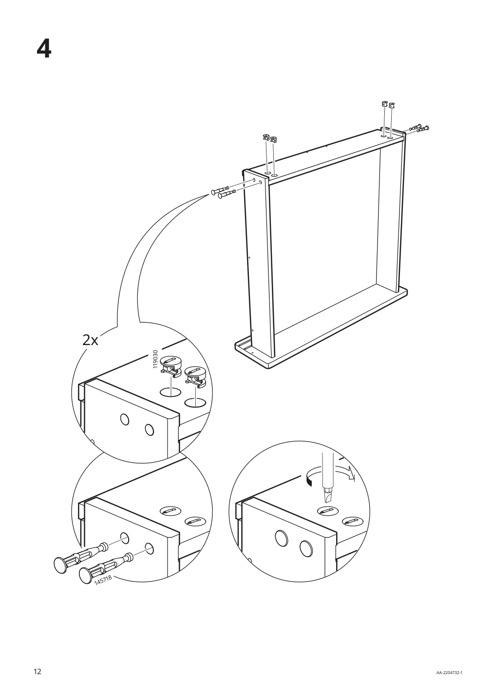 Assembly instructions for IKEA Konstruera drawer without front white | Page 12 - IKEA SMÅSTAD / UPPFÖRA storage combination 795.837.16