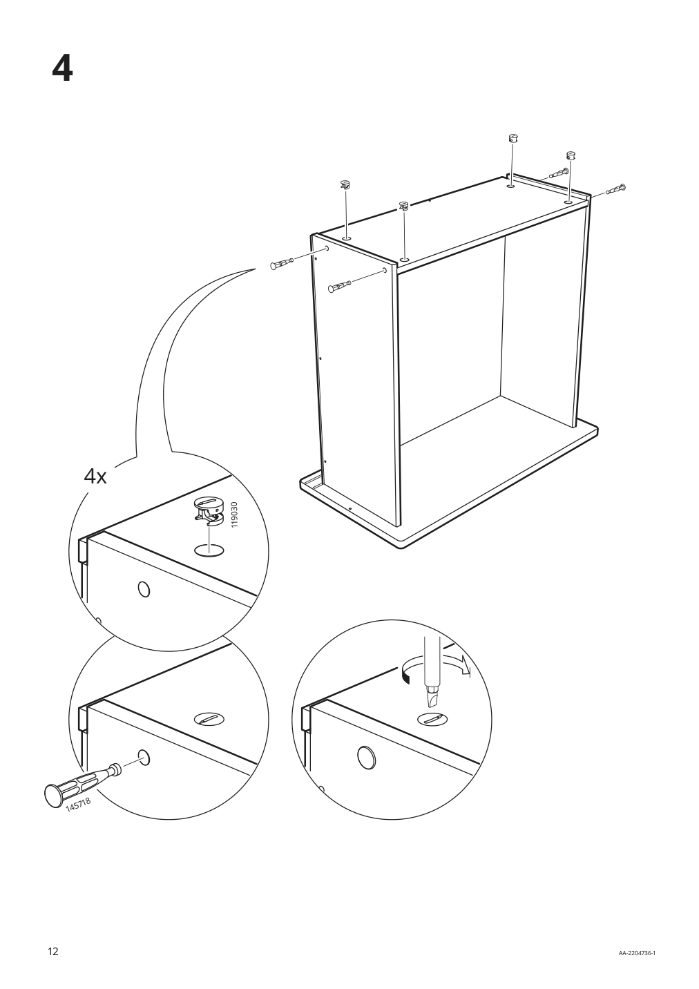 Assembly instructions for IKEA Konstruera drawer without front white | Page 12 - IKEA SMÅSTAD / UPPFÖRA storage combination 394.319.23