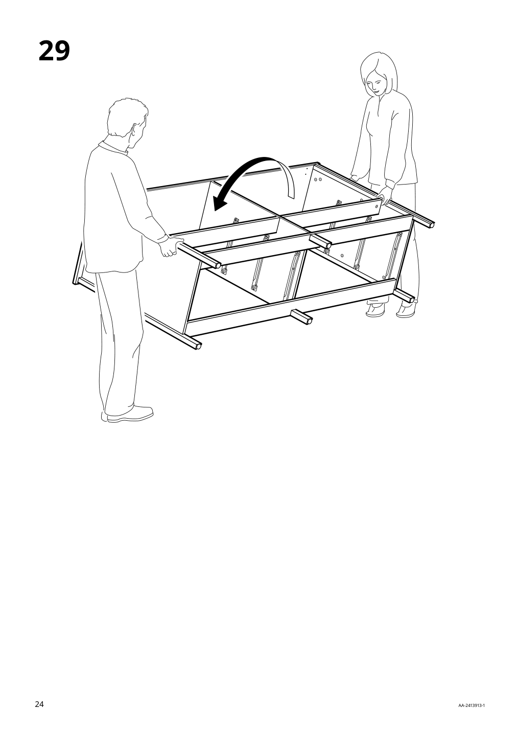 Assembly instructions for IKEA Koppang 6 drawer dresser white | Page 24 - IKEA KOPPANG 6-drawer dresser 103.113.08