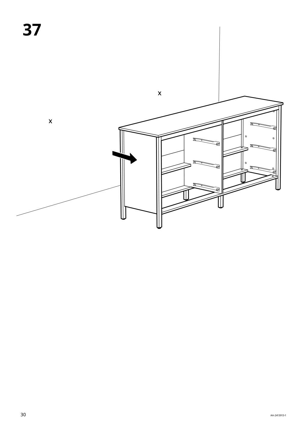 Assembly instructions for IKEA Koppang 6 drawer dresser white | Page 30 - IKEA KOPPANG 6-drawer dresser 103.113.08