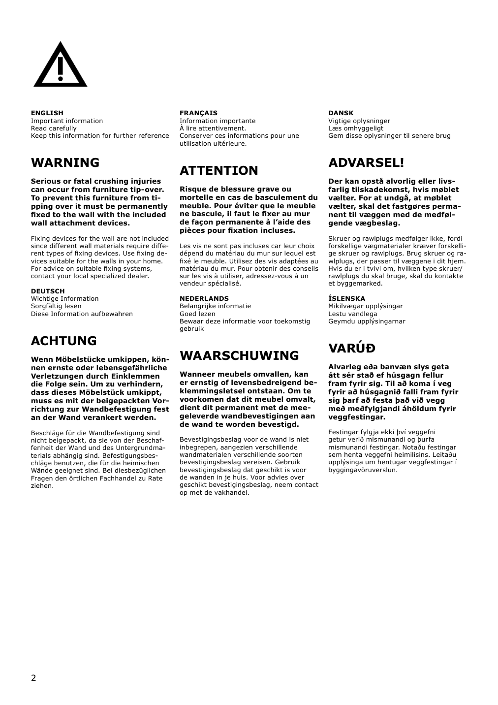 Assembly instructions for IKEA Kornsjoe shelf unit black | Page 2 - IKEA KORNSJÖ shelf unit 504.554.13