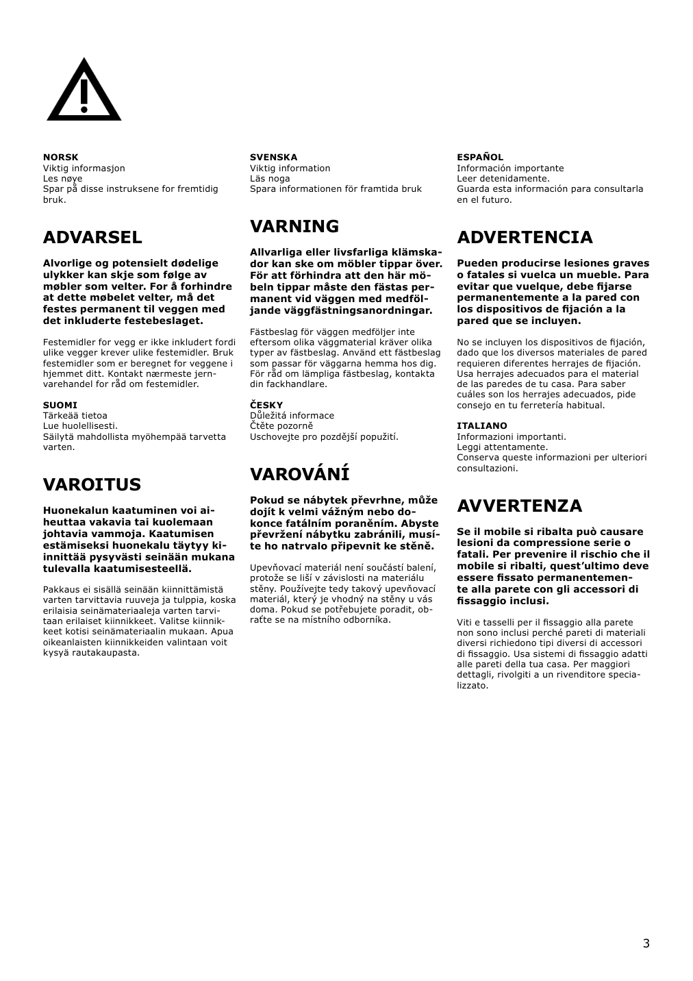 Assembly instructions for IKEA Kornsjoe shelf unit black | Page 3 - IKEA KORNSJÖ shelf unit 504.554.13